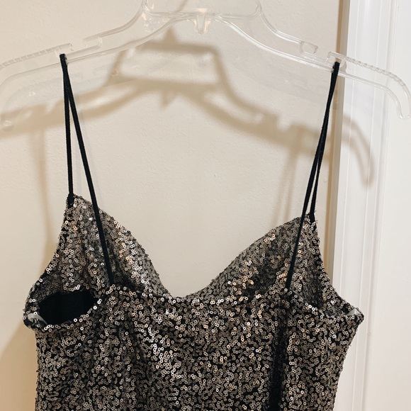 NWOT American Eagle Cowl Neck Sequin Mini Dress - Picture 7 of 9